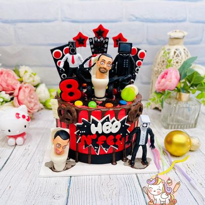 Love Cartoon Cake Image